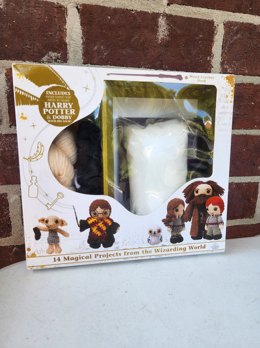 Harry Potter crochet book & kit with yarn and pattern book,