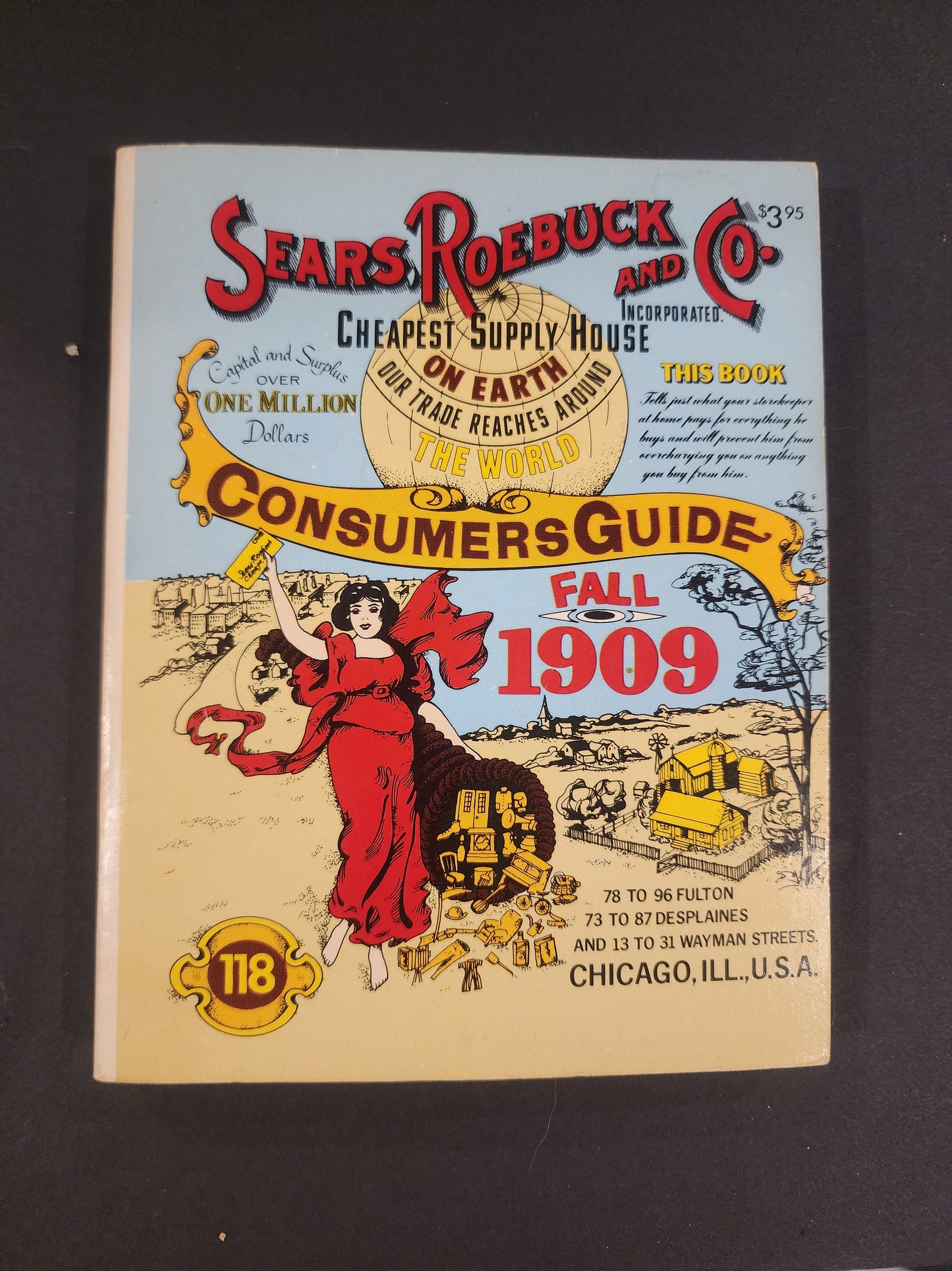 Sears Roebuck and Co- Fall 1909-Consumers Catalog Guide-1979 Mini Reprint