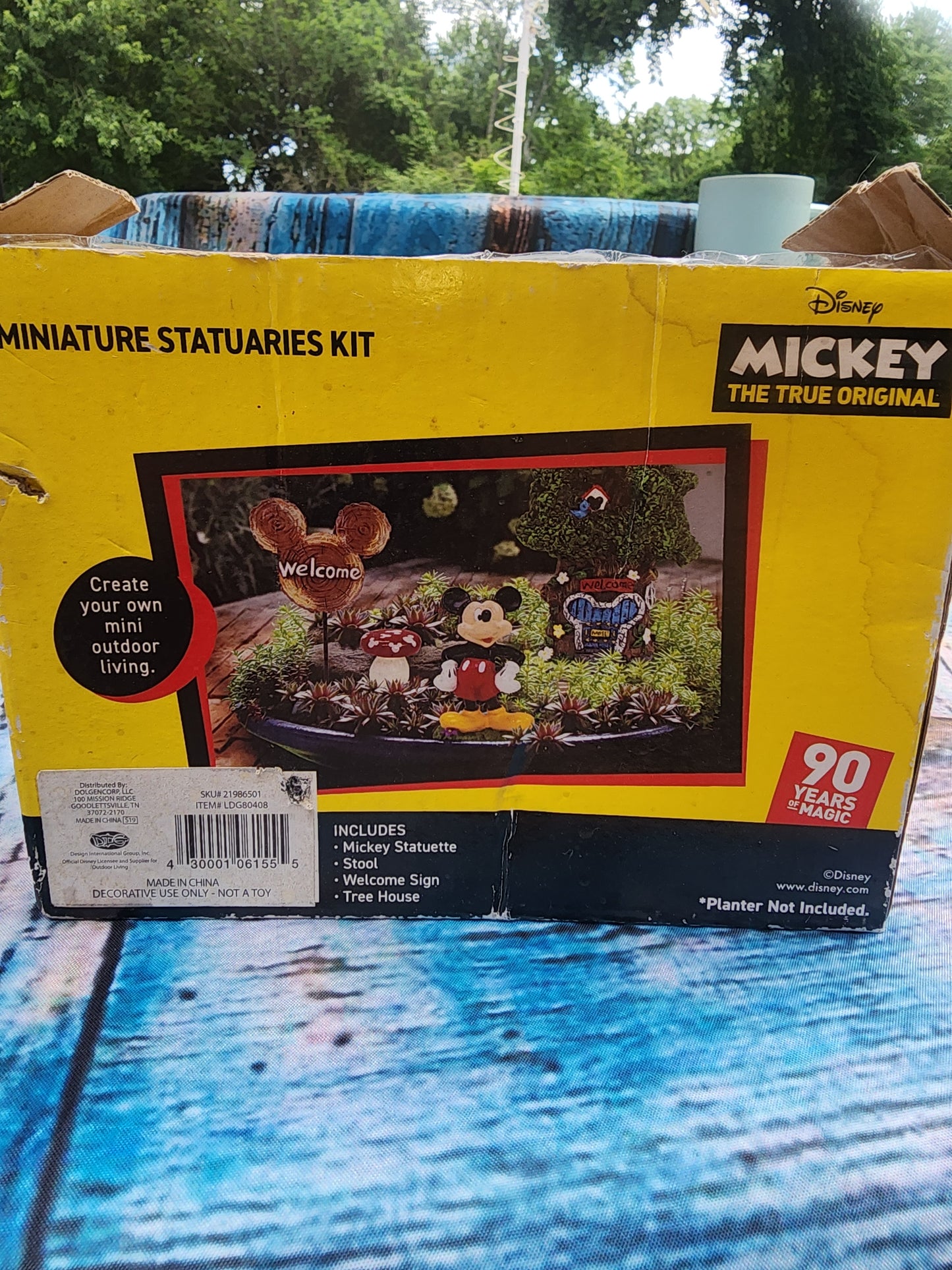 Disney Miniature Statuaries Kit Disney Mikey Miniature Garden Kit