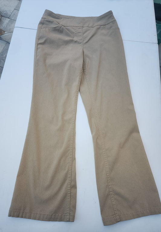 Women's Tan Stretch Pants by Westbound 10 short