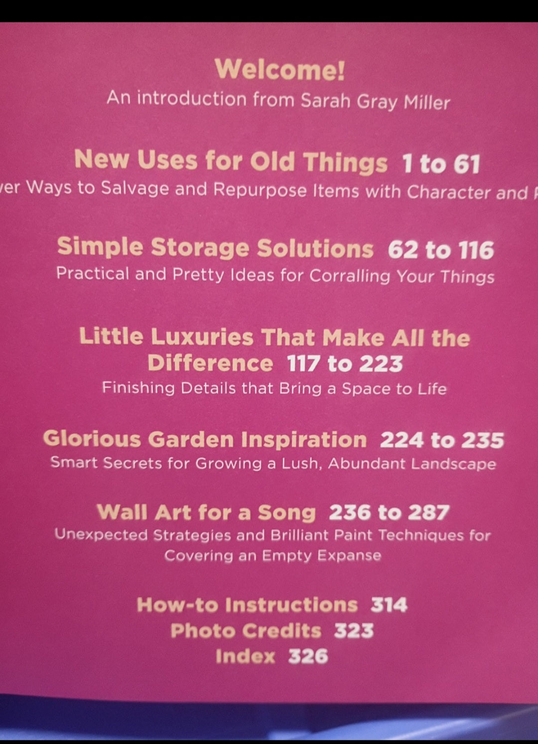 Country Living The Little Book of Big Decorating Ideas Hardcover (287 Tips)