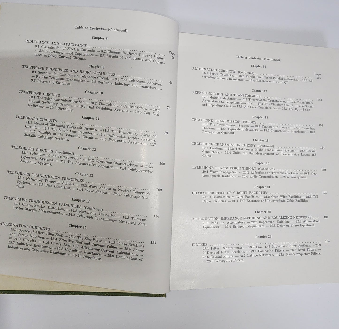 Principles of Electricity applied to Telephone & Telegraph Work 1953 HB textbook