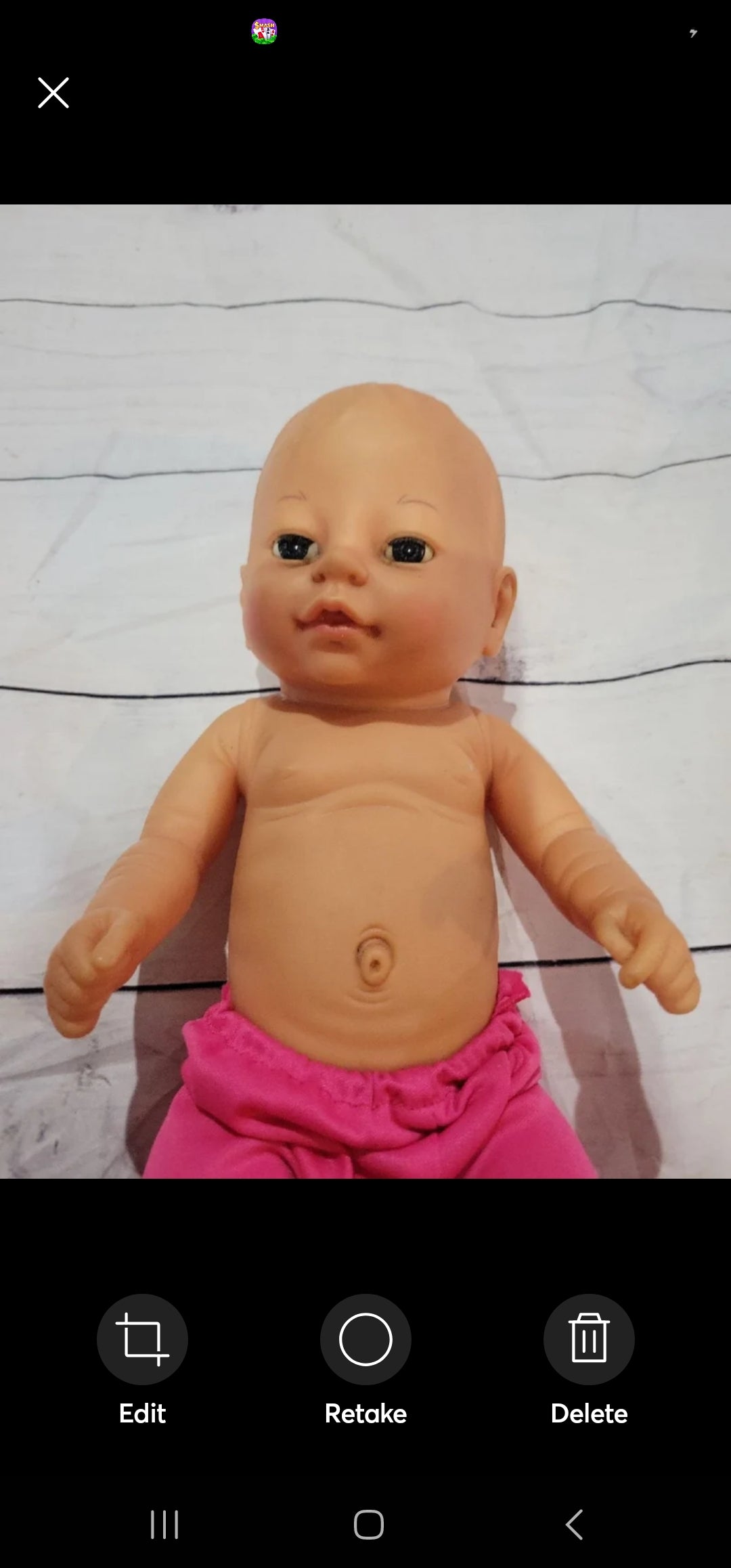 Cititoy Reborn Girl 14"  Baby Doll 1994 anomatically correct w/  pink Flamingo outfit