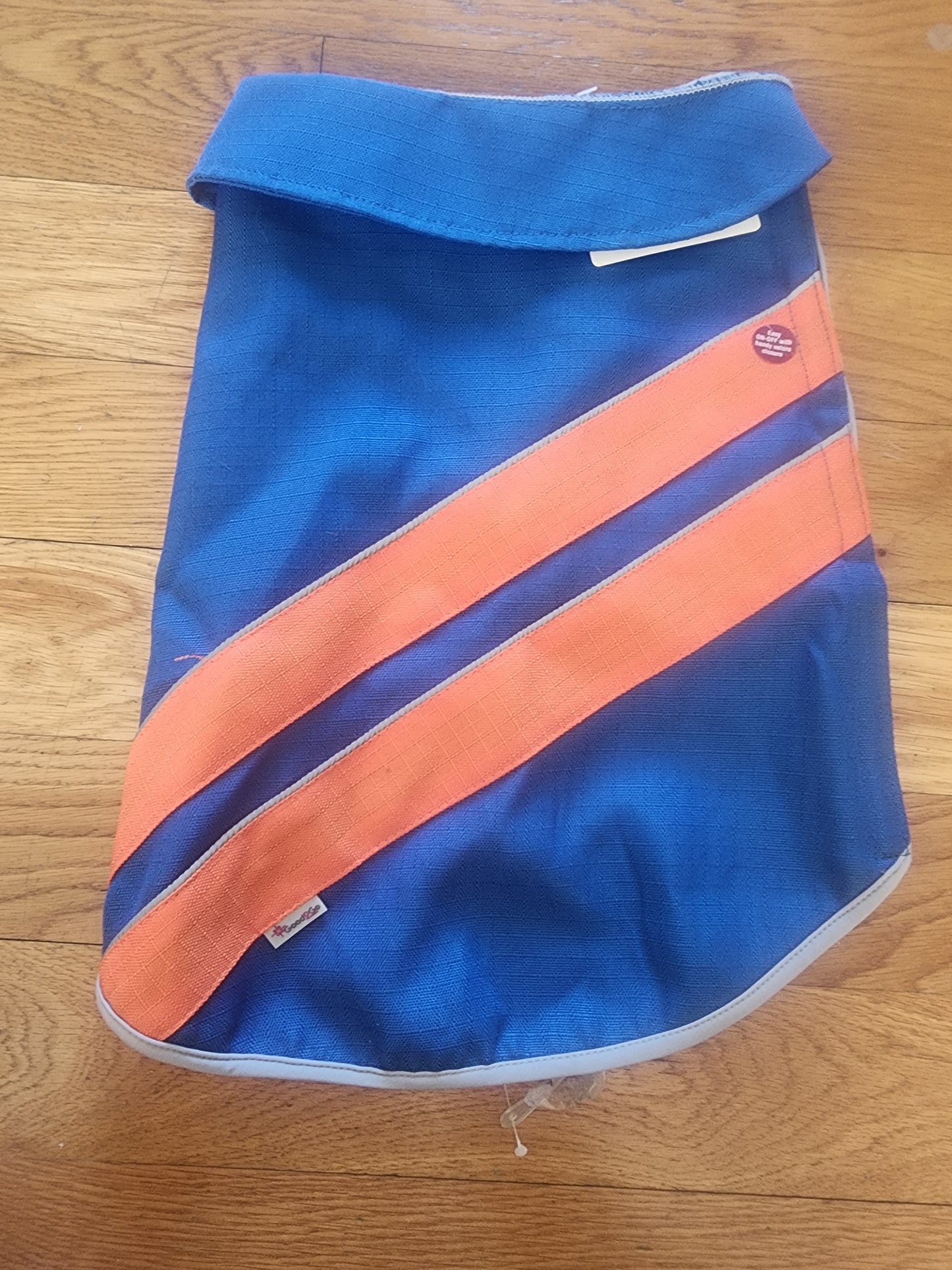 Pet dog sport coat blue Orange jacket doggy large waterproof & Reflective.