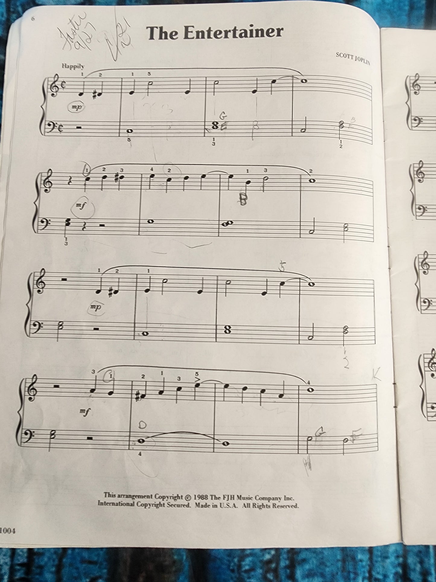 ChordTime Piano Popular - Level 2B by Randall Faber (1988, Trade Paperback) book