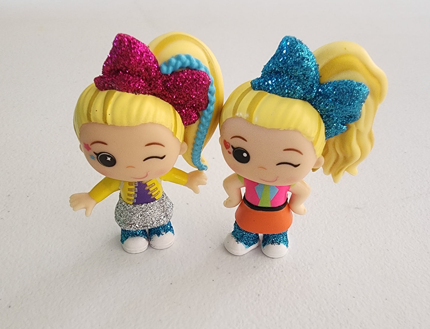 Two Nickelodeon Jojo Siwa Live Your Dream 3" Inch Mini Collectible Figures 2019
