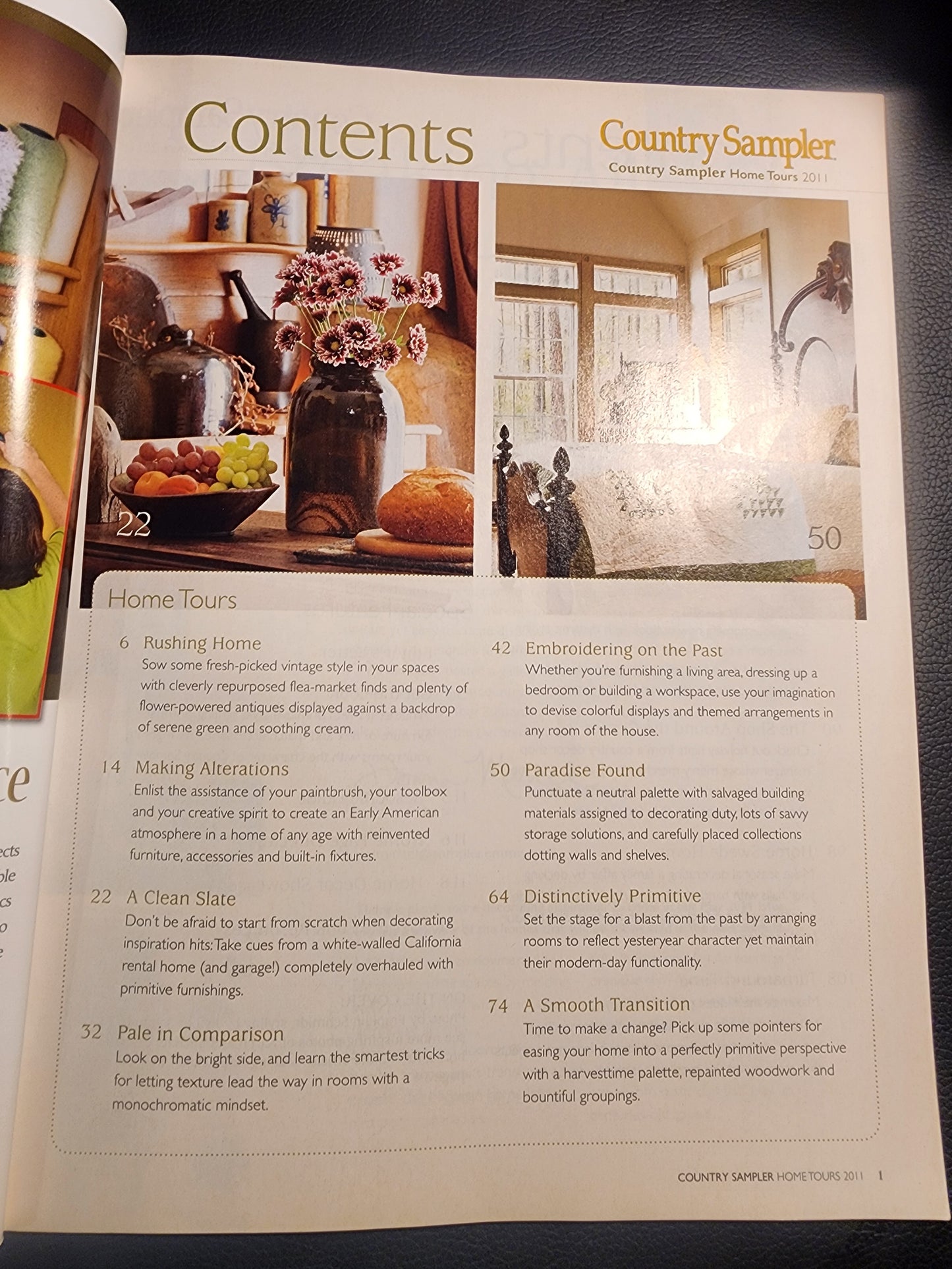 Country Sampler Home Tour Edition" 2011