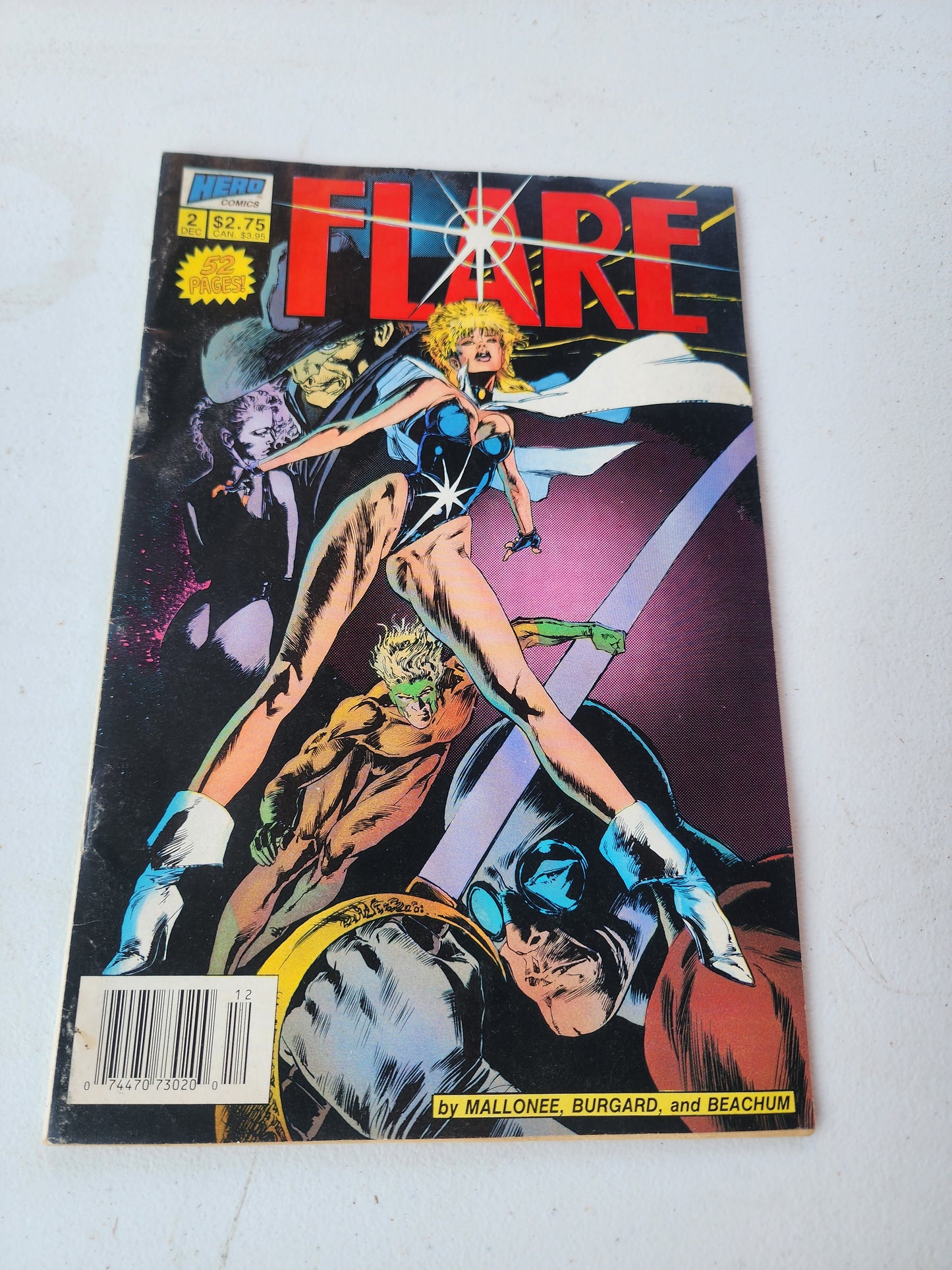 Flare #2 published by Hero Comics in 1988! A fantastic Copper Age indie superhero