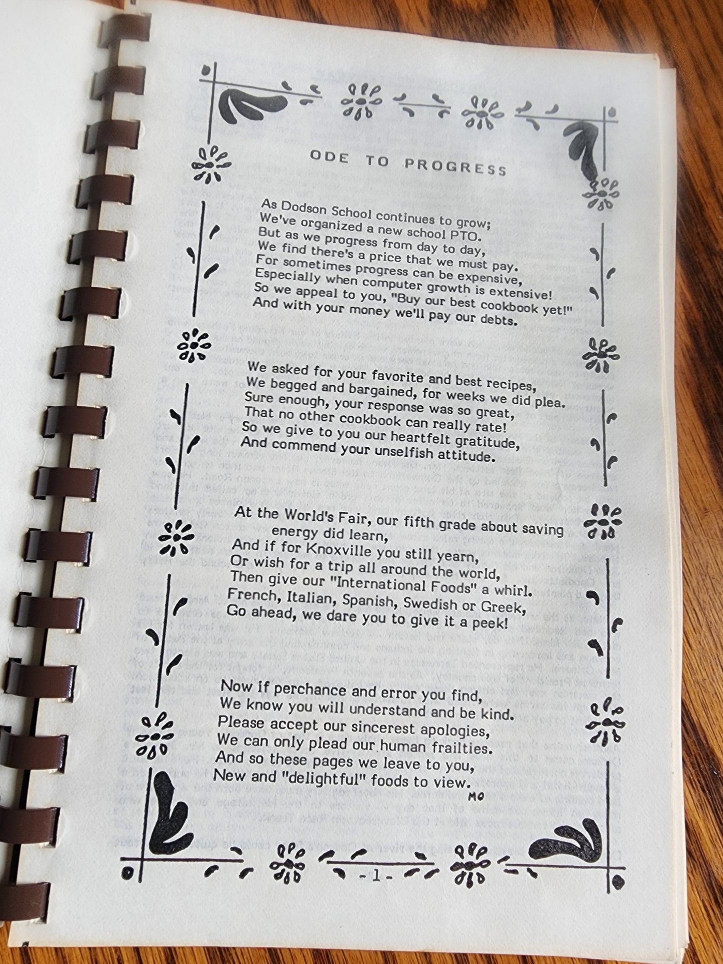 VINTAGE 1982-83 DODSON SCHOOL PTO IN HERMITAGE TN DODSON DELIGHTS COOKBOOK