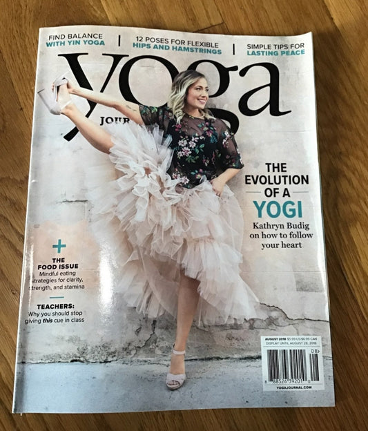 Yoga Journal Aug, 2018 The Evolution of a Yogi