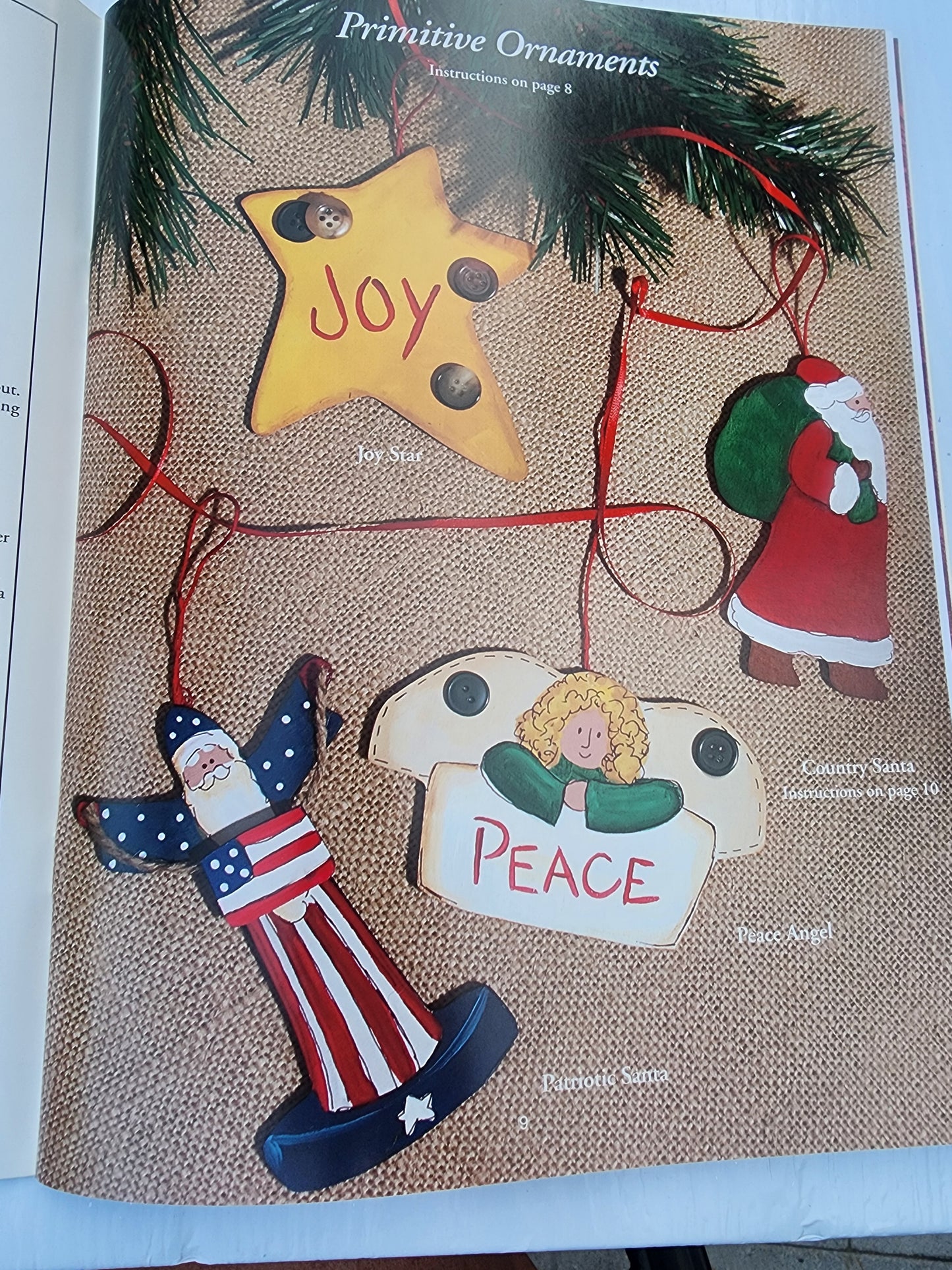 Painting For Christmas Homespun Holidays 19 Designs by Plaid craft paint book