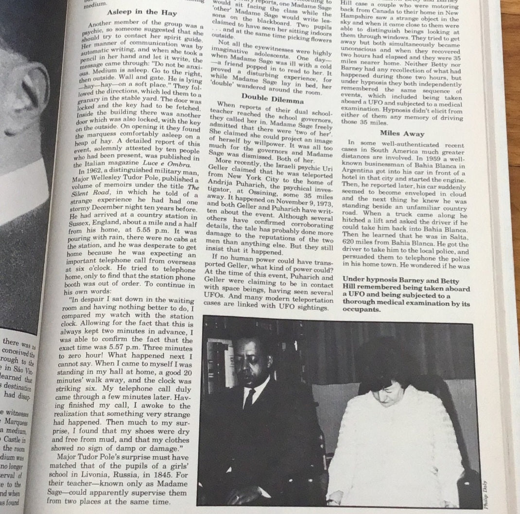 6 Out of this World Books date is 1976-1978 Library Of Bizarre & Extraordinary