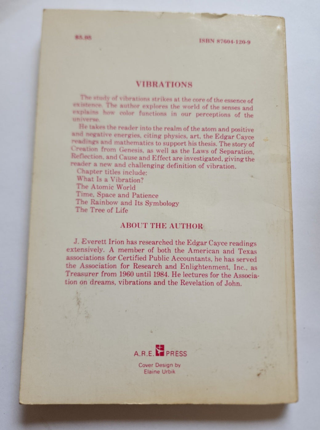 Vibrations by Everett Irion based on Edgar Cayce Readings