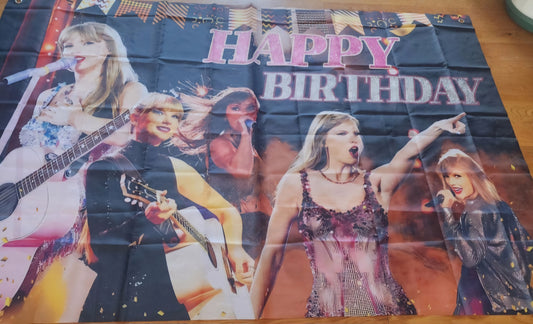 Big Taylor Swift Happy Birthday Banner