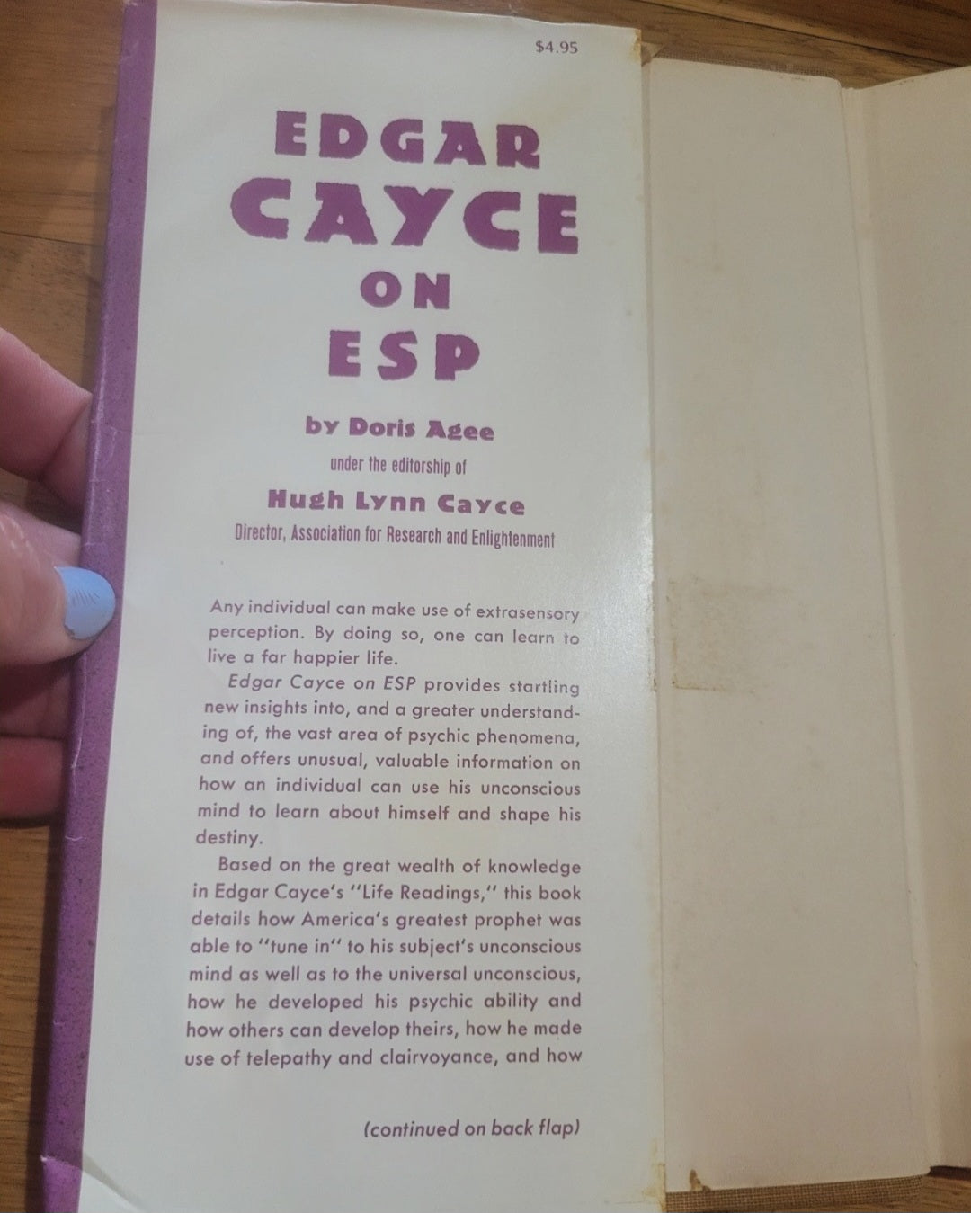 Dreams your magic mirror interpertations of Edgar Cayce by Elsie Sechrist  book