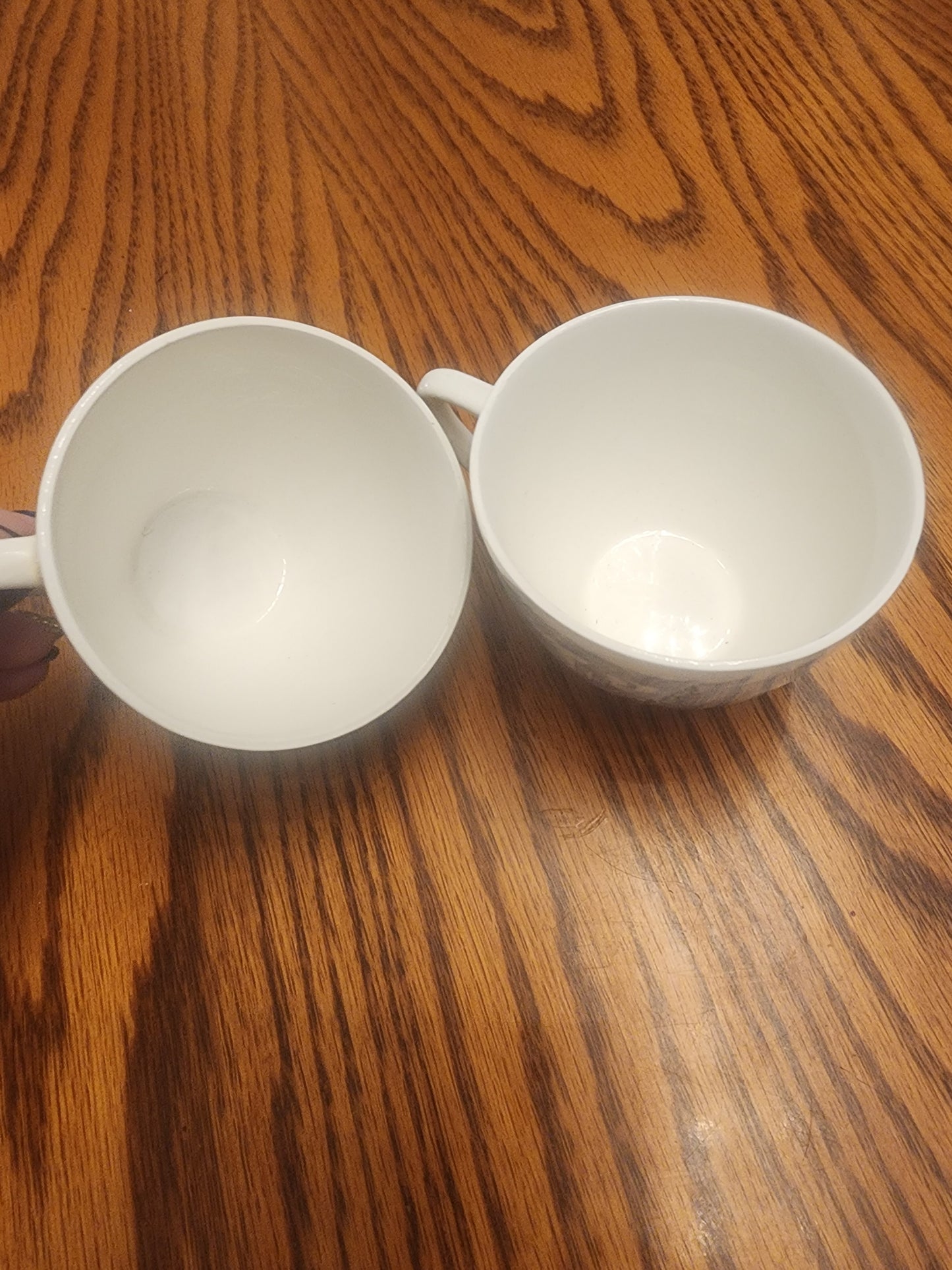 Vtg. Wedgwood & Co. Ltd "Countryside" Castle Blue & White Transferware Set of 2 teacups
