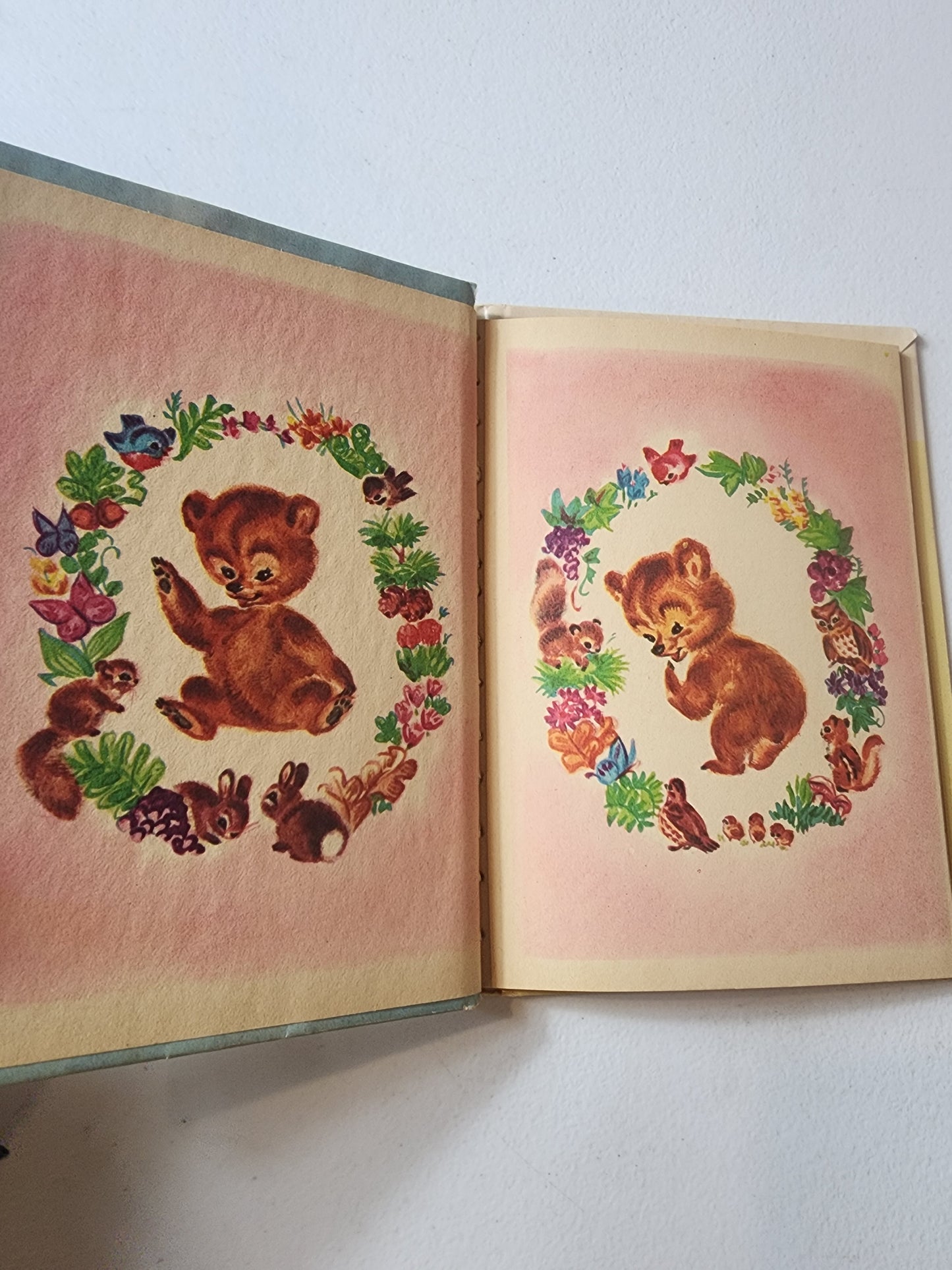 Vintage 1956 A Rand McNally Junior Elf Book Little Bear Picture Storybook