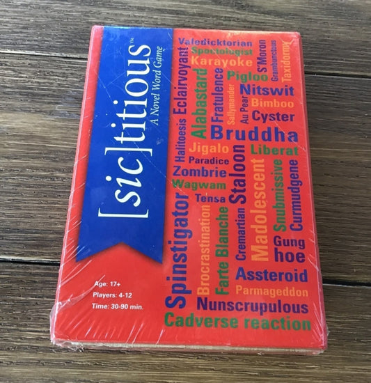 Sictitious  a Novel Word Game