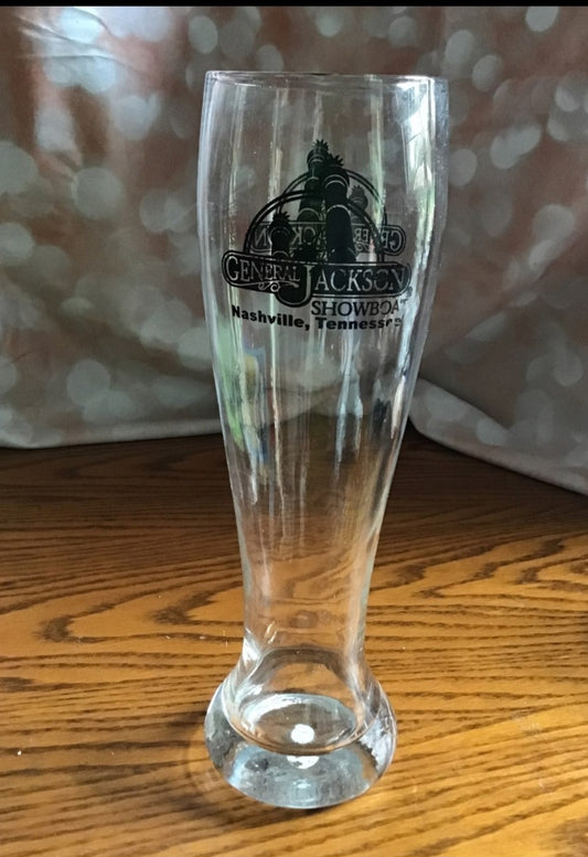 GENERAL JACKSON SHOWBOAT NASHVILLE, TN 11"  PILSNER GLASS