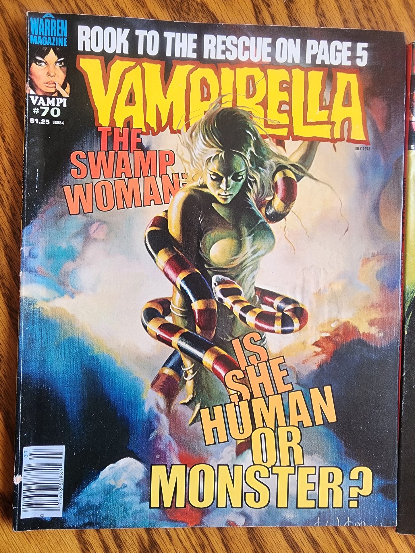 Vampirella #63 (1977) & #70 (1978) Warren Publishing - Vintage Horror books