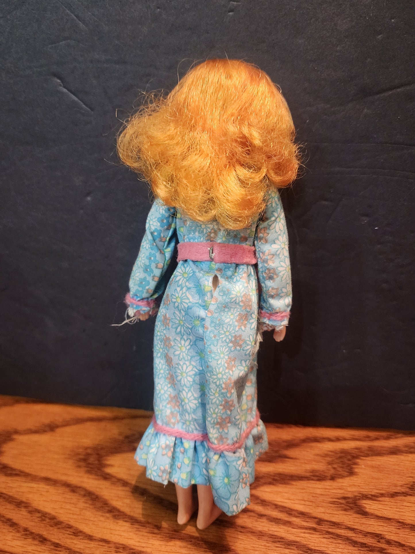 Vintage Mattel Skipper Doll in Floral Nightgown - 1960s/70s Era Barbie