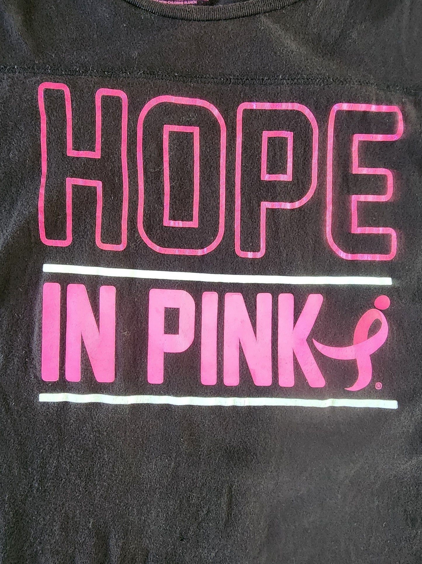 Susan G Komen Womens Jersey Style T Shirt Hope In Pink  Breast Cancer  1X