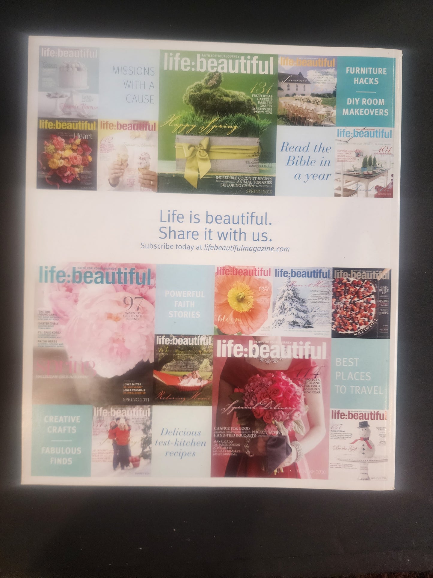 Life:Beautiful  - Winter 2016-17 Issue: "FAITH FOR YOUR JOURNEY" Bless Give Time