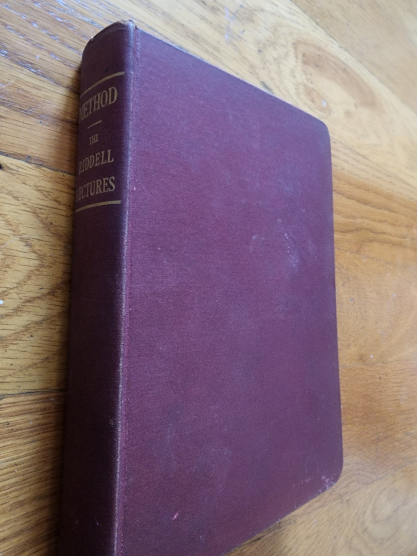 1916 Antique Book METHOD Riddell Lectures Applied Psychology & Vital Christianit
