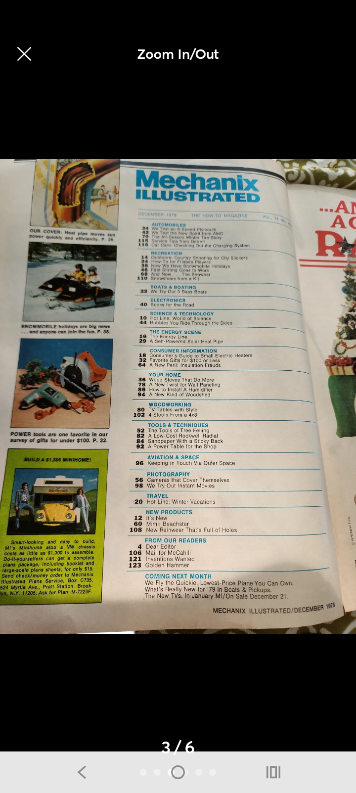 Mechanix Illustrated Magazine December 1978 Solar Heat Pipes