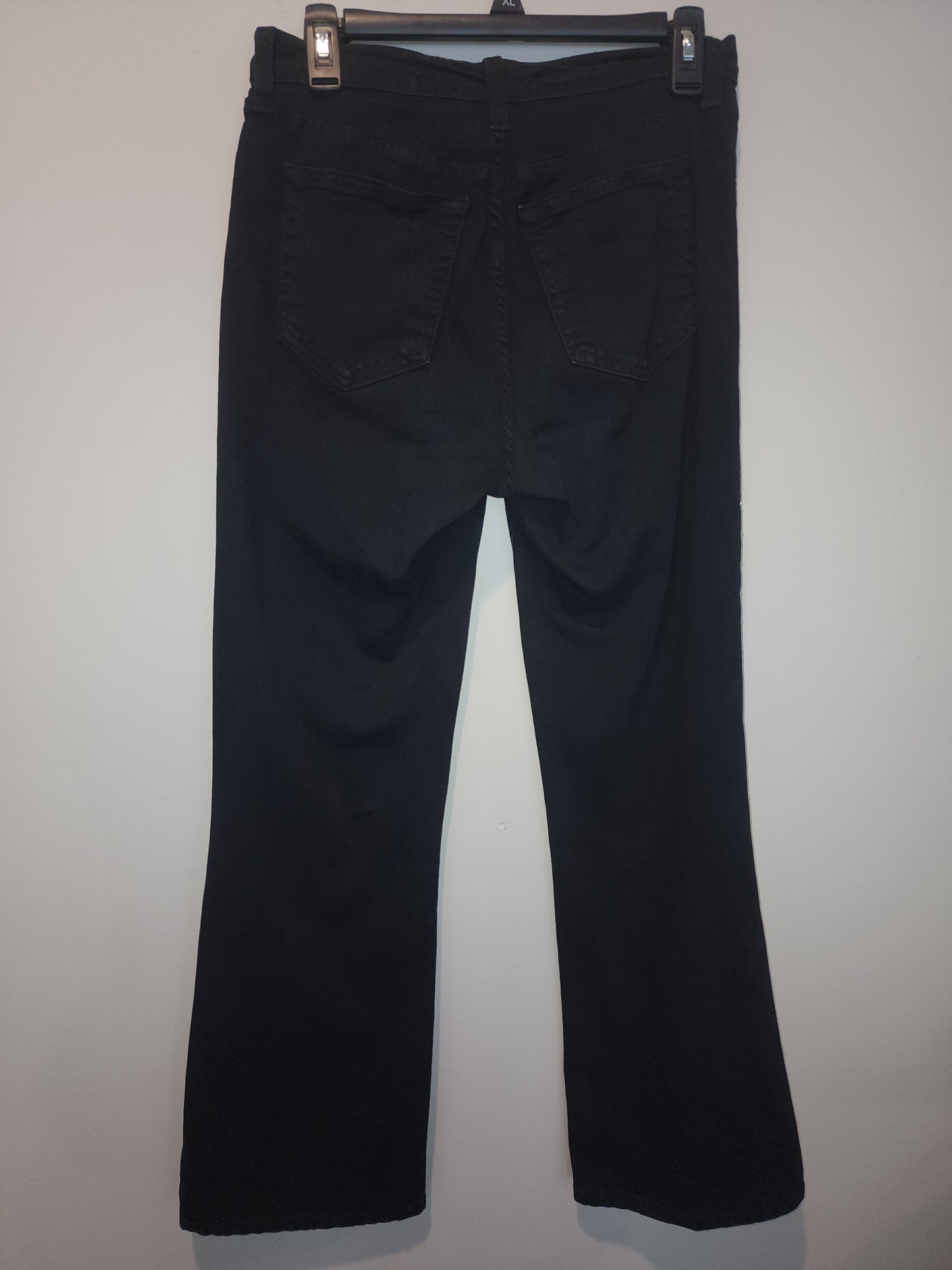 Black Jeans with diamond like studs 6 by NYDJ tummy tuck Jeans