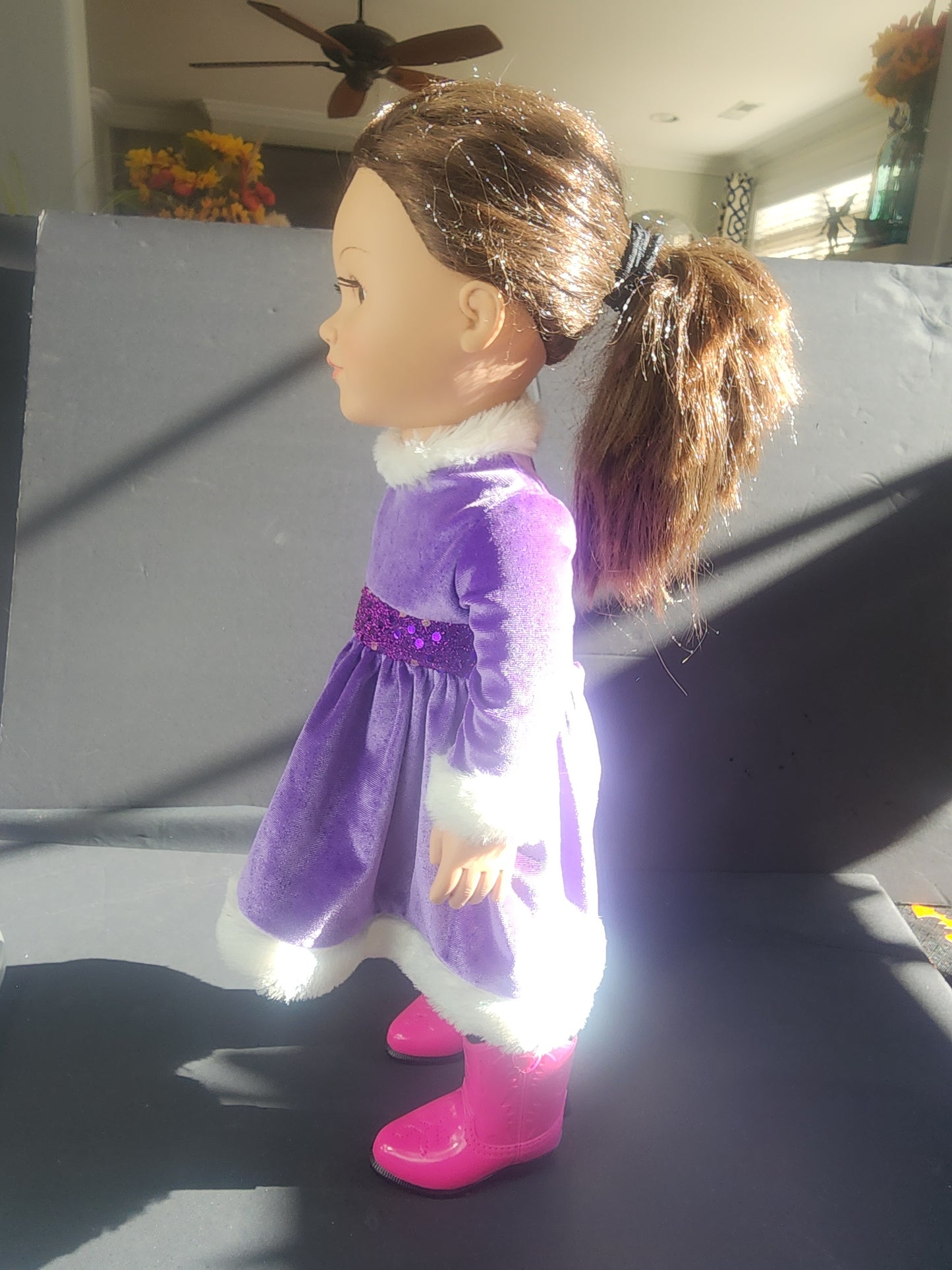 MY LIFE AS 2013 Cititoy 18” Doll Brown Hair Brown Eyes open close Poseable