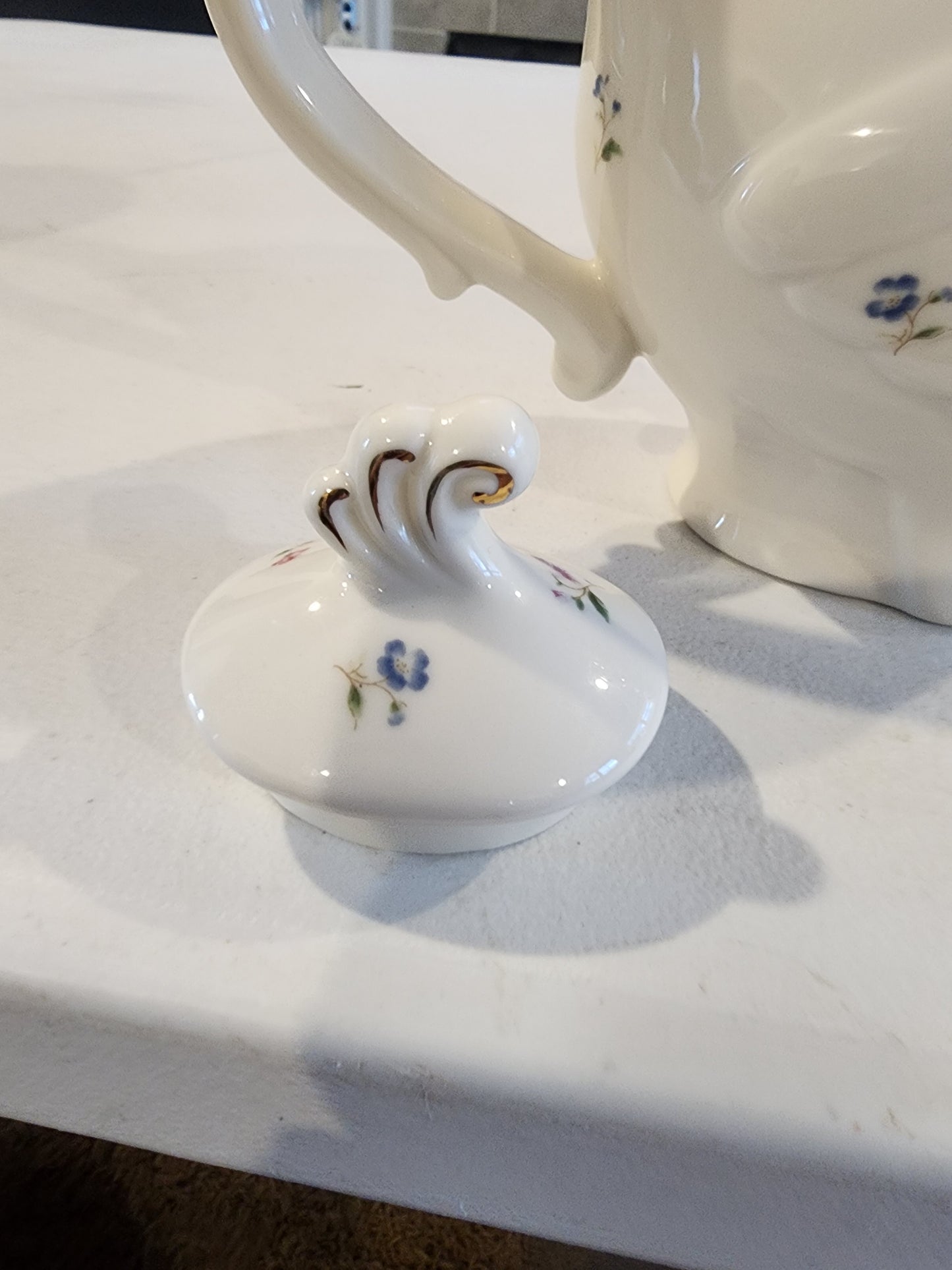 Grace's Teaware Fine Porcelain Chicken Rooster Tea Pot.,