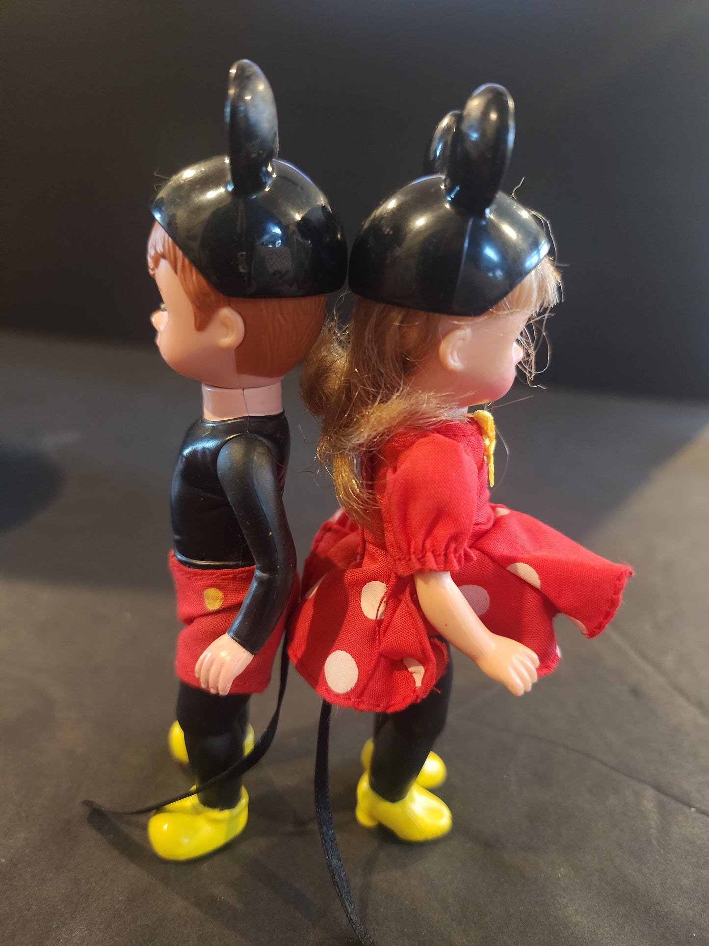 Vtg 2004 MCDONALD'S DISNEY''S MOUSEKETEERS MADAM ALEXANDER DOLLS SET /2 aprox. 5"