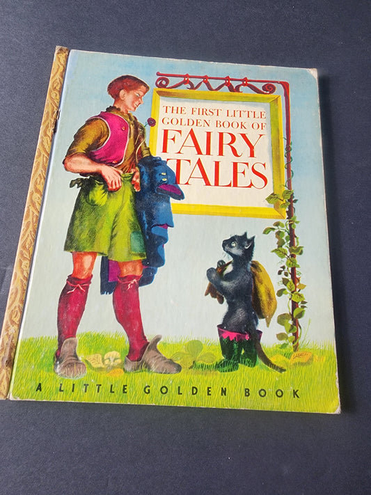 Vintage 1946 FIRST LITTLE FAIRY TALES A Little Golden Book