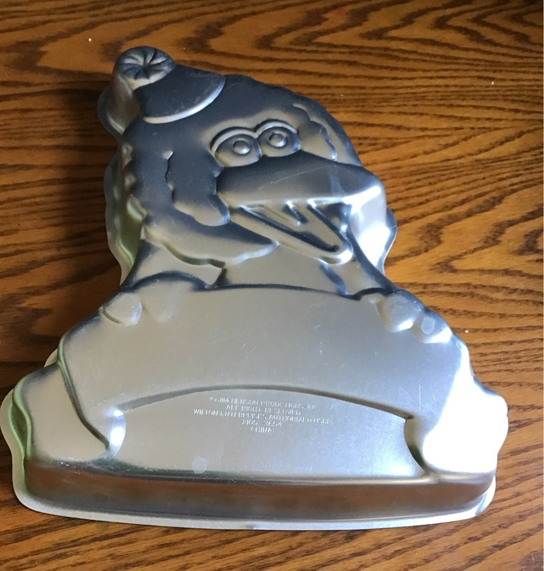Sesame Street Big Bird birthday Wilton cake pan