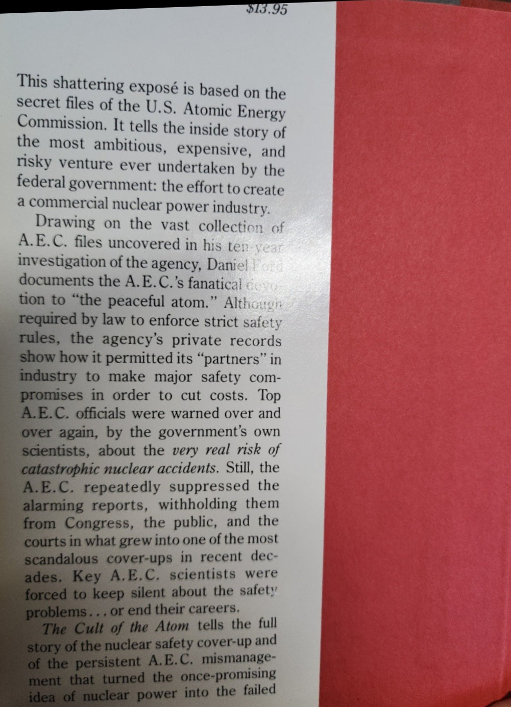 2 Science Books Atoms of the Universe & Cult of the Atom HB Books