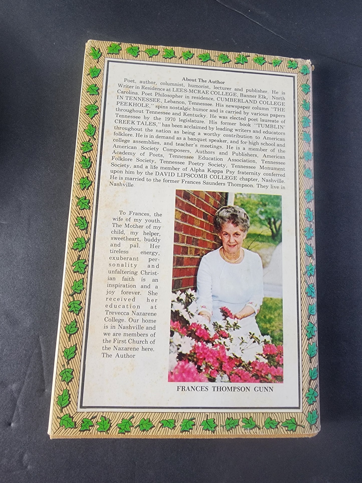 Keep on Laughing: Tennessee Folk Lore by "Pek" Gunn (1975 Hardcover)