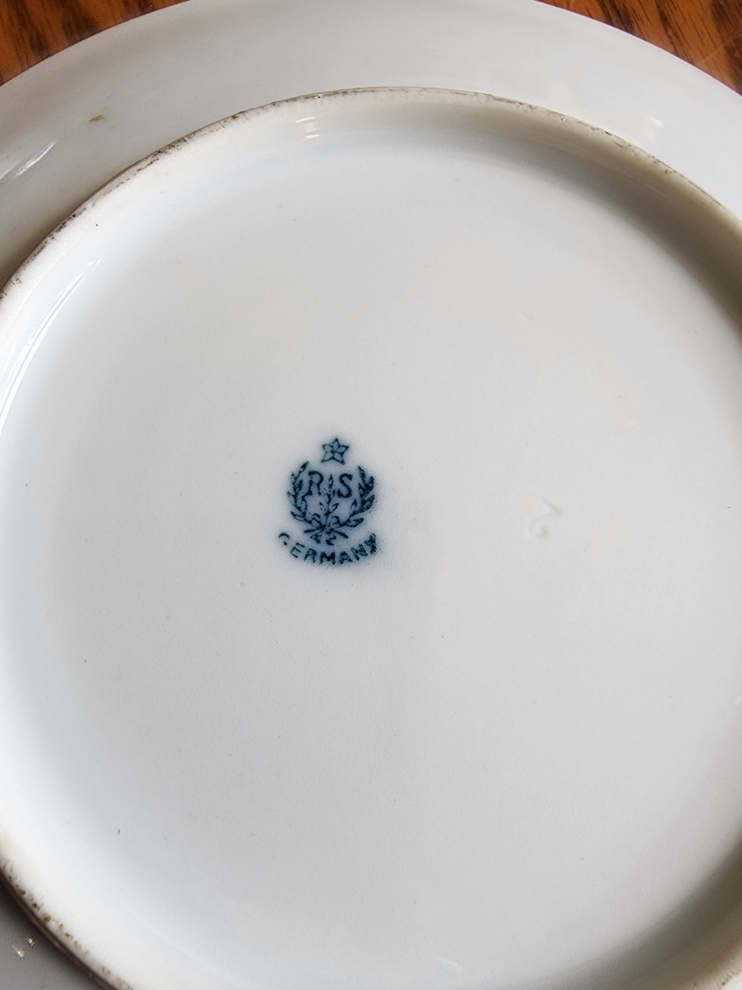 Vintage R.S. Germany 6.5" Decorative Plates - Set of 2 - White Dogwood Floral
