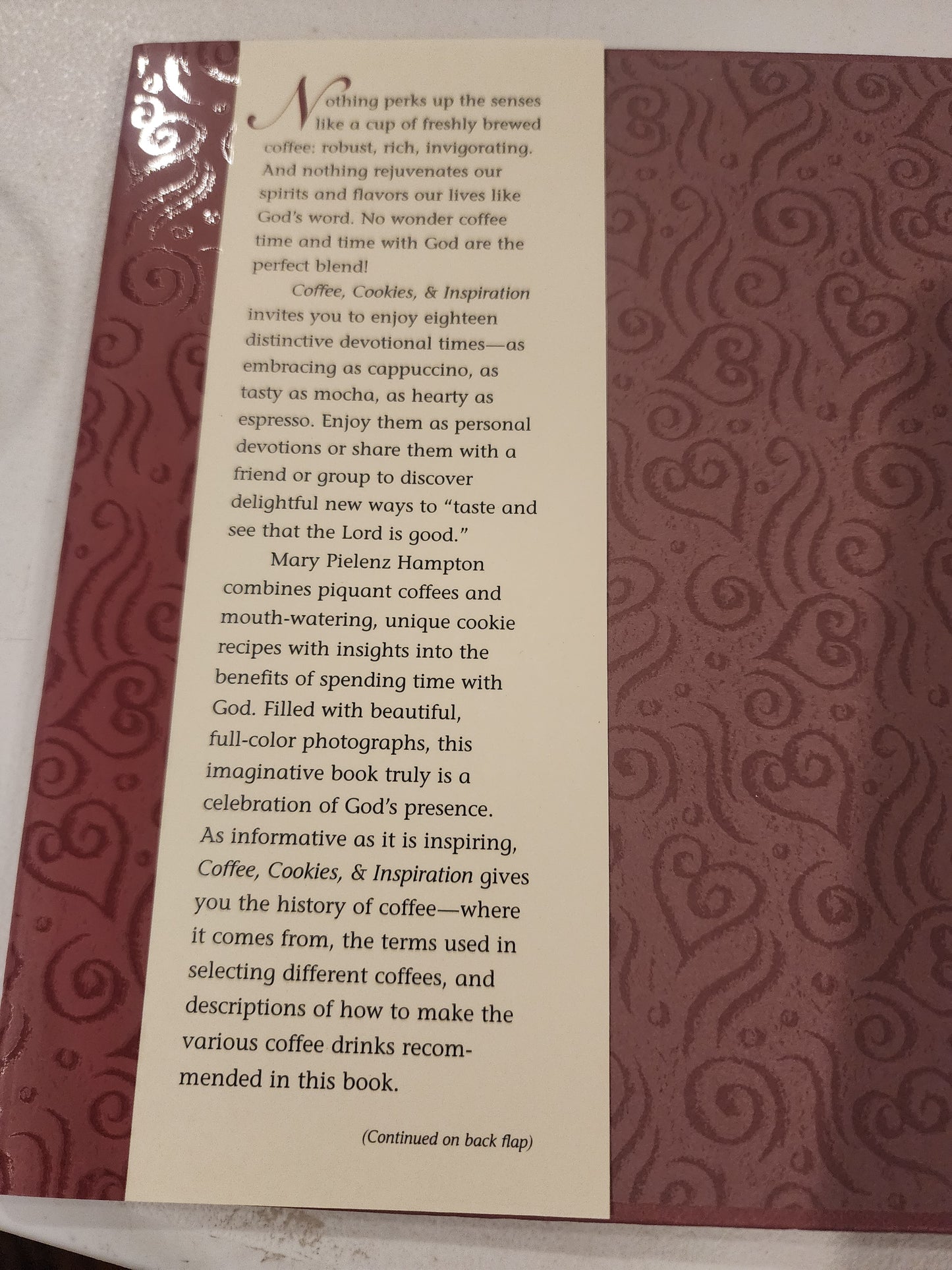 Coffee Cookies & Inspiration Devotions Recipes Mary Hampton Zondervan Hardcover