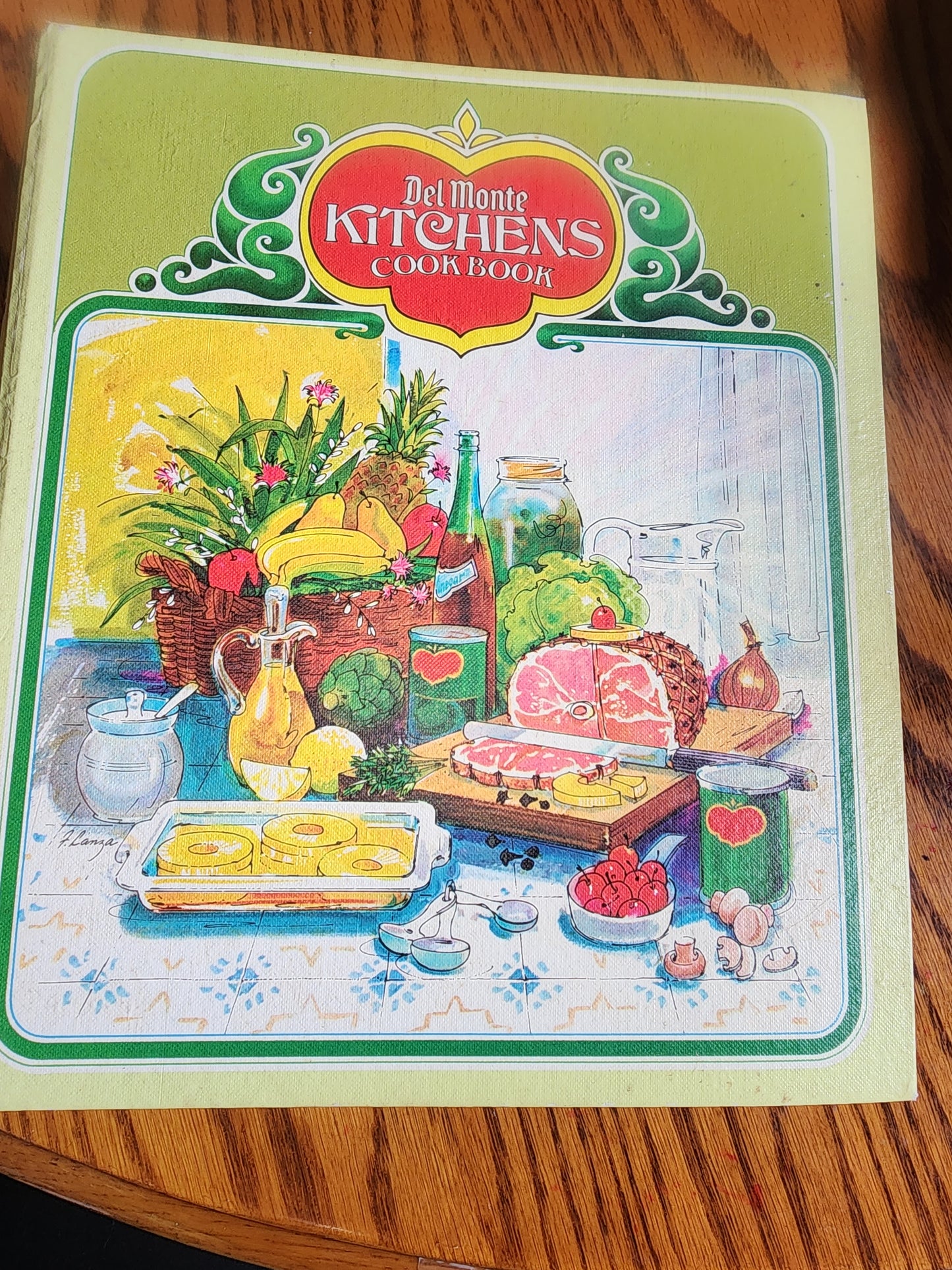 Good Vintage Del Monte Cookbook First Printing May 1972.  Spiral Bound.