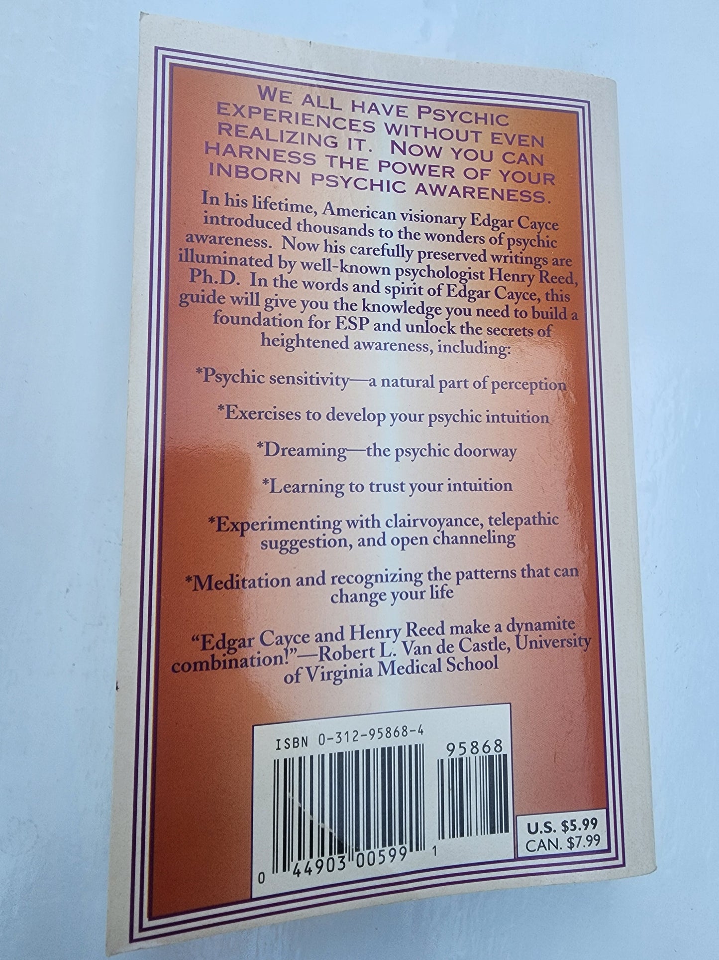 AWAKENING YOUR PSYCHIC POWERS: OPEN YOUR INNER MIND AND By Henry Reed 1996