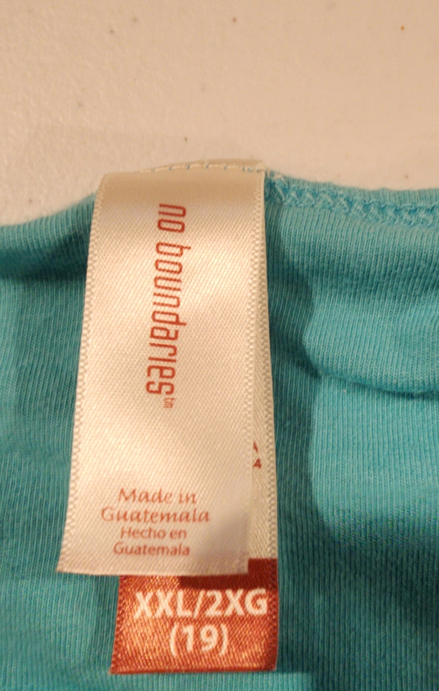 Girl's Jr.  Turquoise Lacey Tank Top XL 19, Could also be a Women's small.