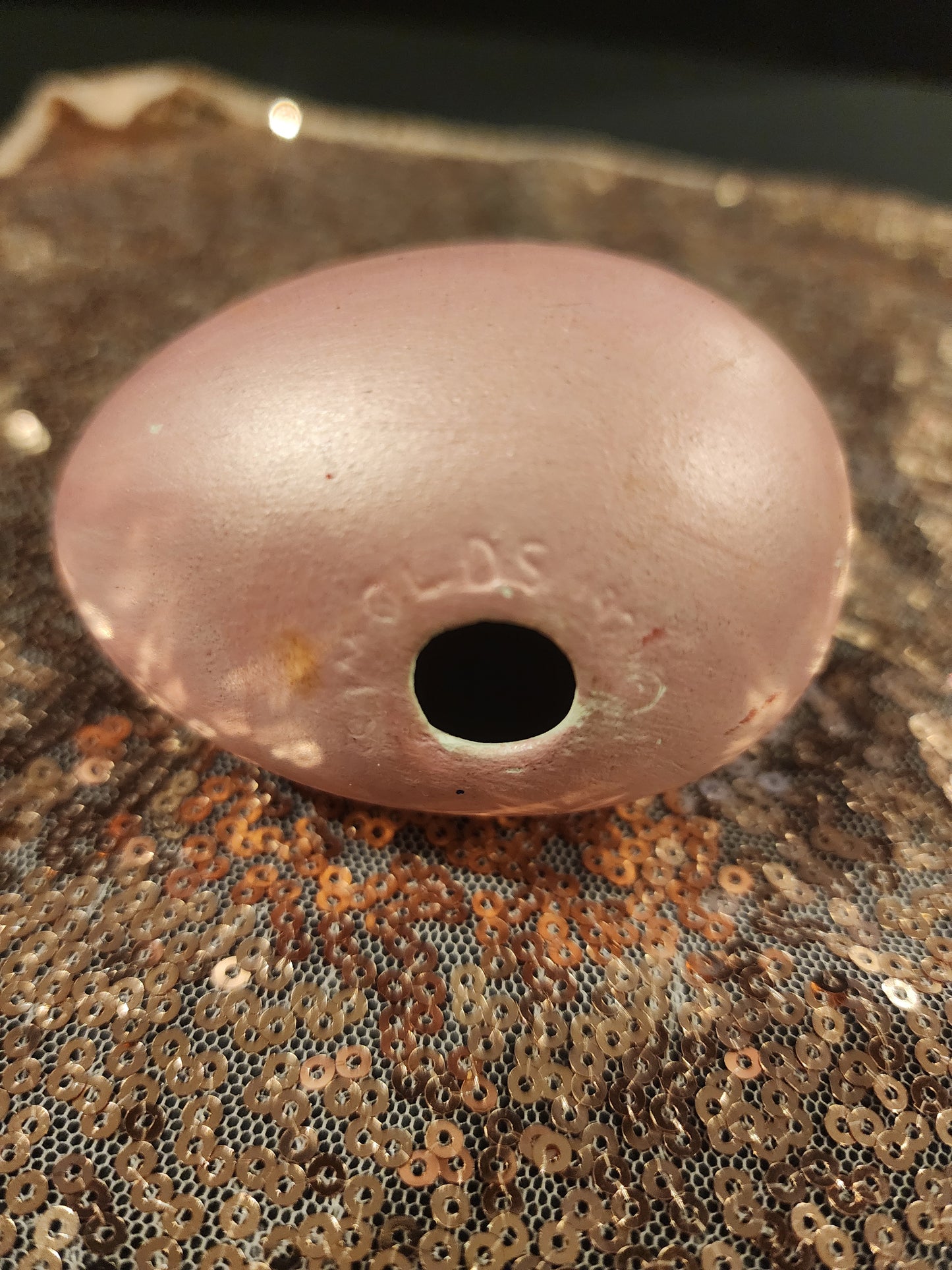 Vintage Nowell's Easter Egg with Bunny Rabbits Figurine 1972 Ceramic i