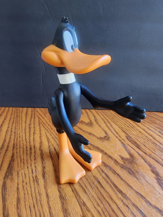 Vintage Looney Tunes Daffy Duck Jointed Stand Up Toy PVC 8.25" Doll Figurine
