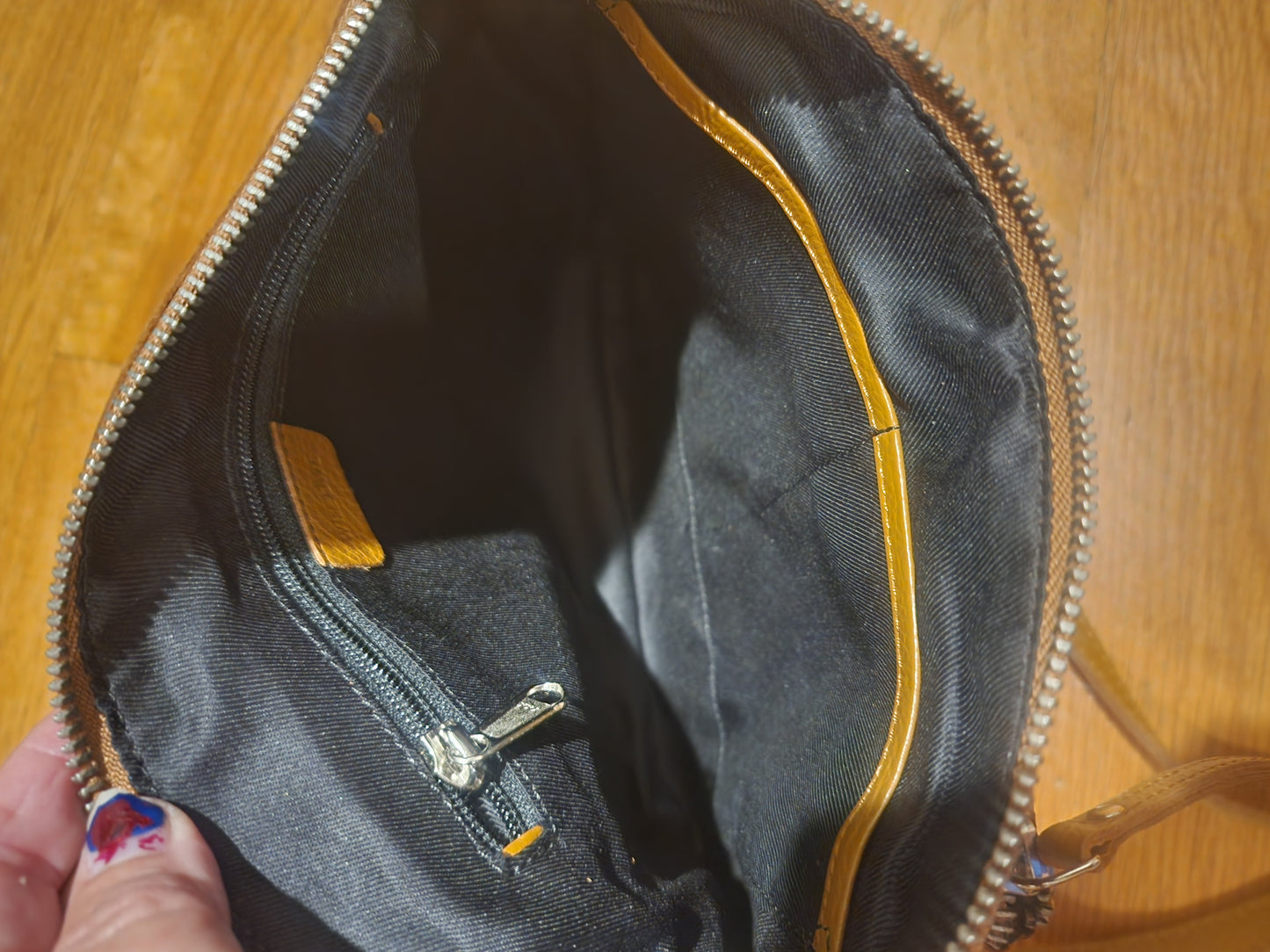 Wise Owl Brown  Leather Purse Crossbody