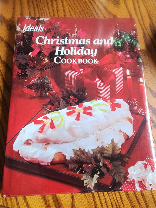 1975 Ideals Christmas & Holiday Vintage Cookbook  HC/DJ