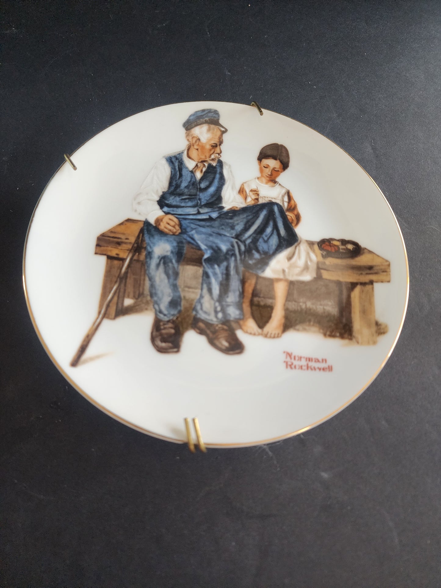 Norman Rockwell Plate (1982) “The Lighthouse Keepers Daughter" 6.50"