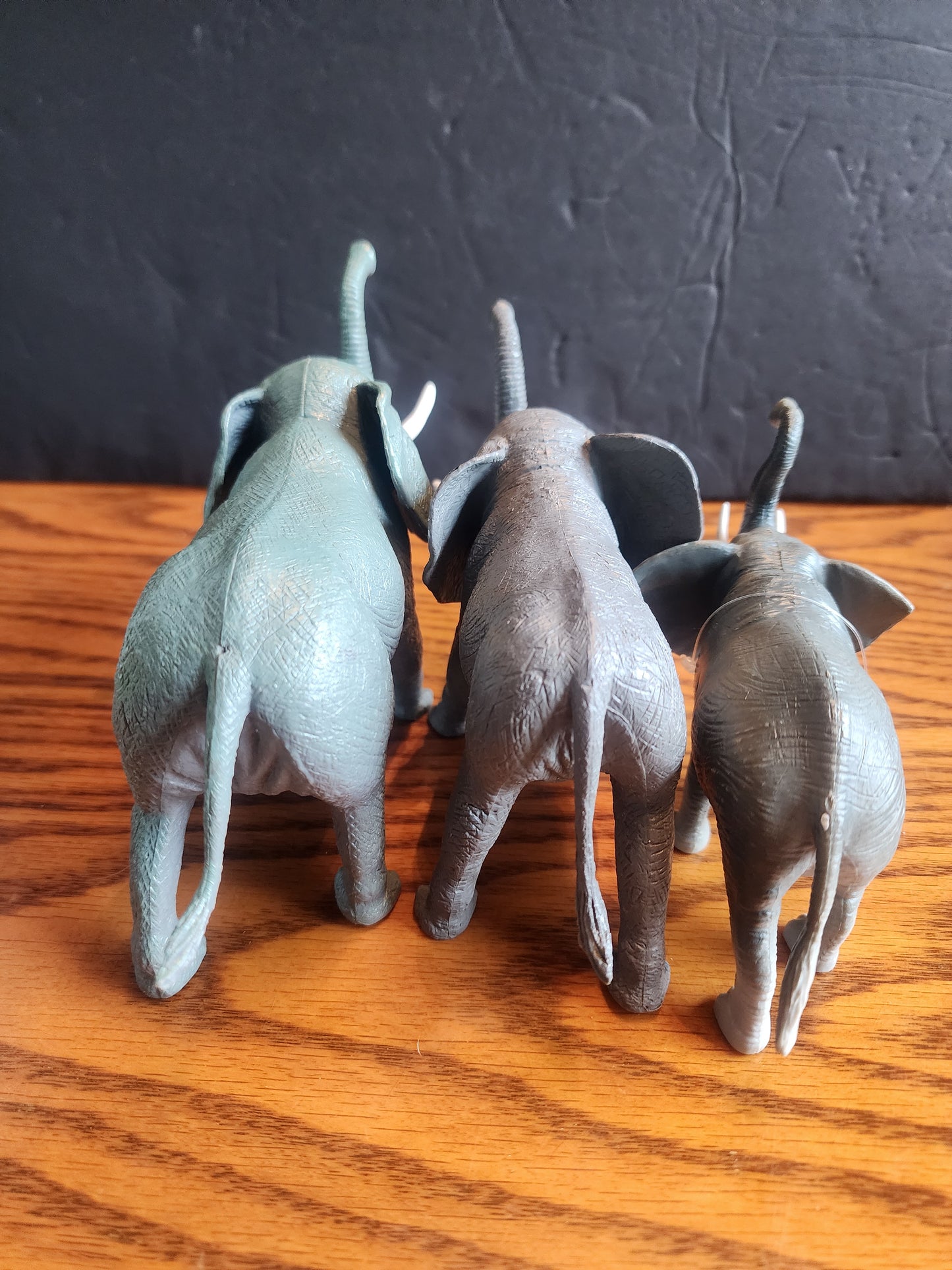 Elephant Family, Set of 3, Very Educational, Realistic Figure, Lifelike, Replica, Toy, Kids, Gift