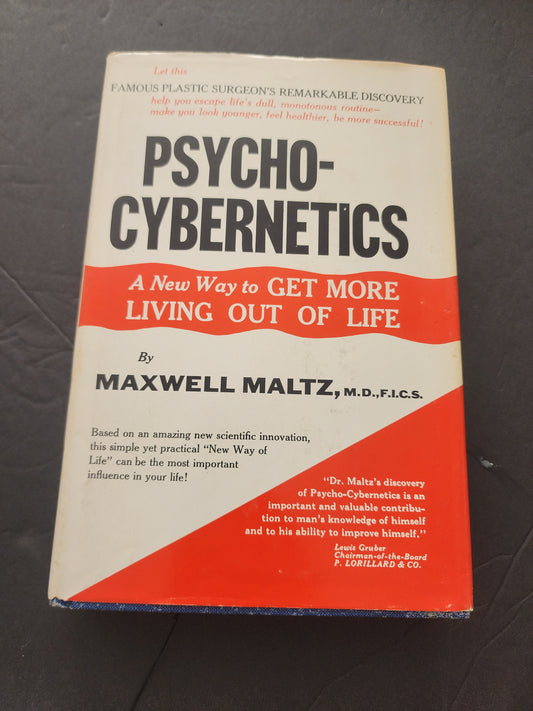 Psycho-Cybernetics by Maxwell Maltz (Hardcover, 1966) Vintage Self-Help Classic
