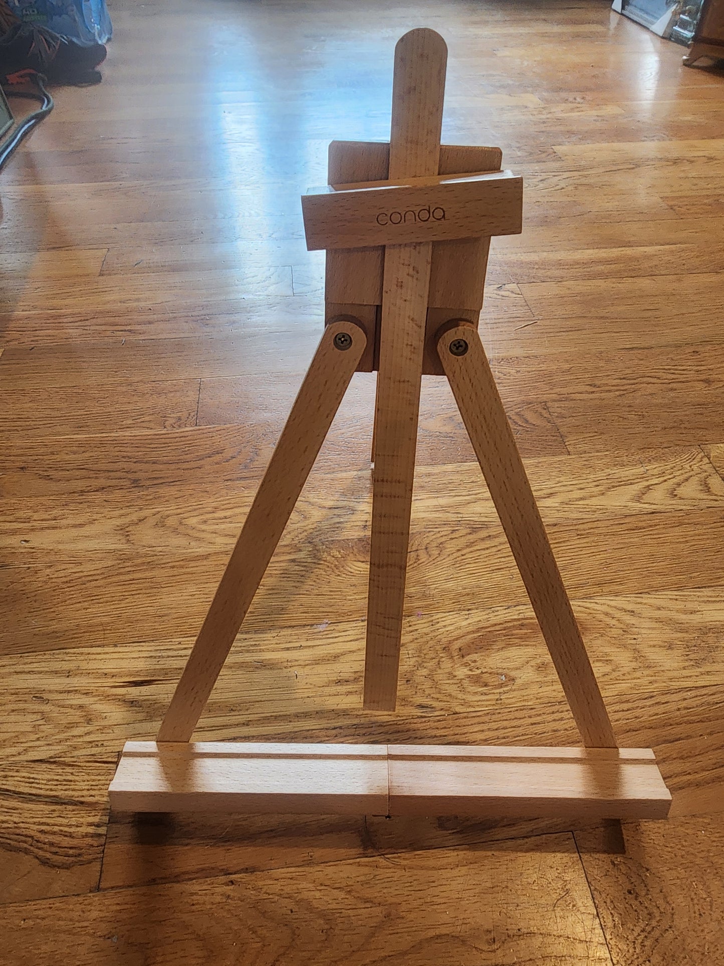 Conda 31.50" A Frame Art Easle Adjustable Beechwood Tripod